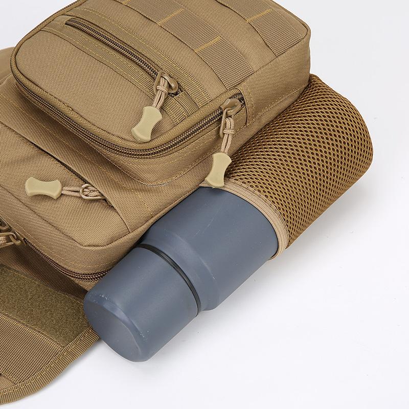 Borsa a tracolla da uomo Borsa a tracolla di grande capacità Borsa da petto sportiva multifunzionale per esterni