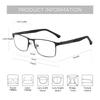 BLUEMOKY High Quality Carbon Fiber Prescription Glasses Fashion Square Progressive/Myopia/Hyperopia Optical Eyeglasses For Men