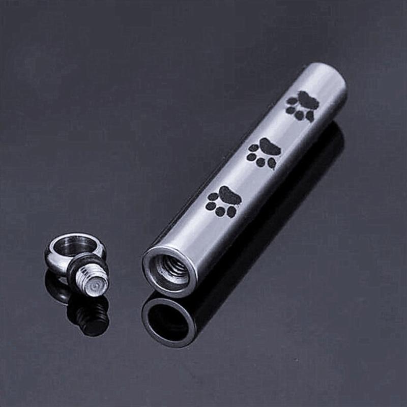 Paw Pattern Cremation Urn Jewelry Pet Cremation Jewelry Ashes Necklaces Creative Pet Cremation Jewelry