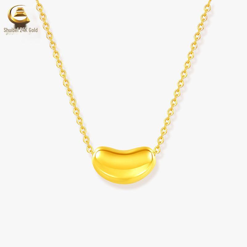 Pure Gold Slim Waist Abacus Pendant Necklace - Promotional Gift Style