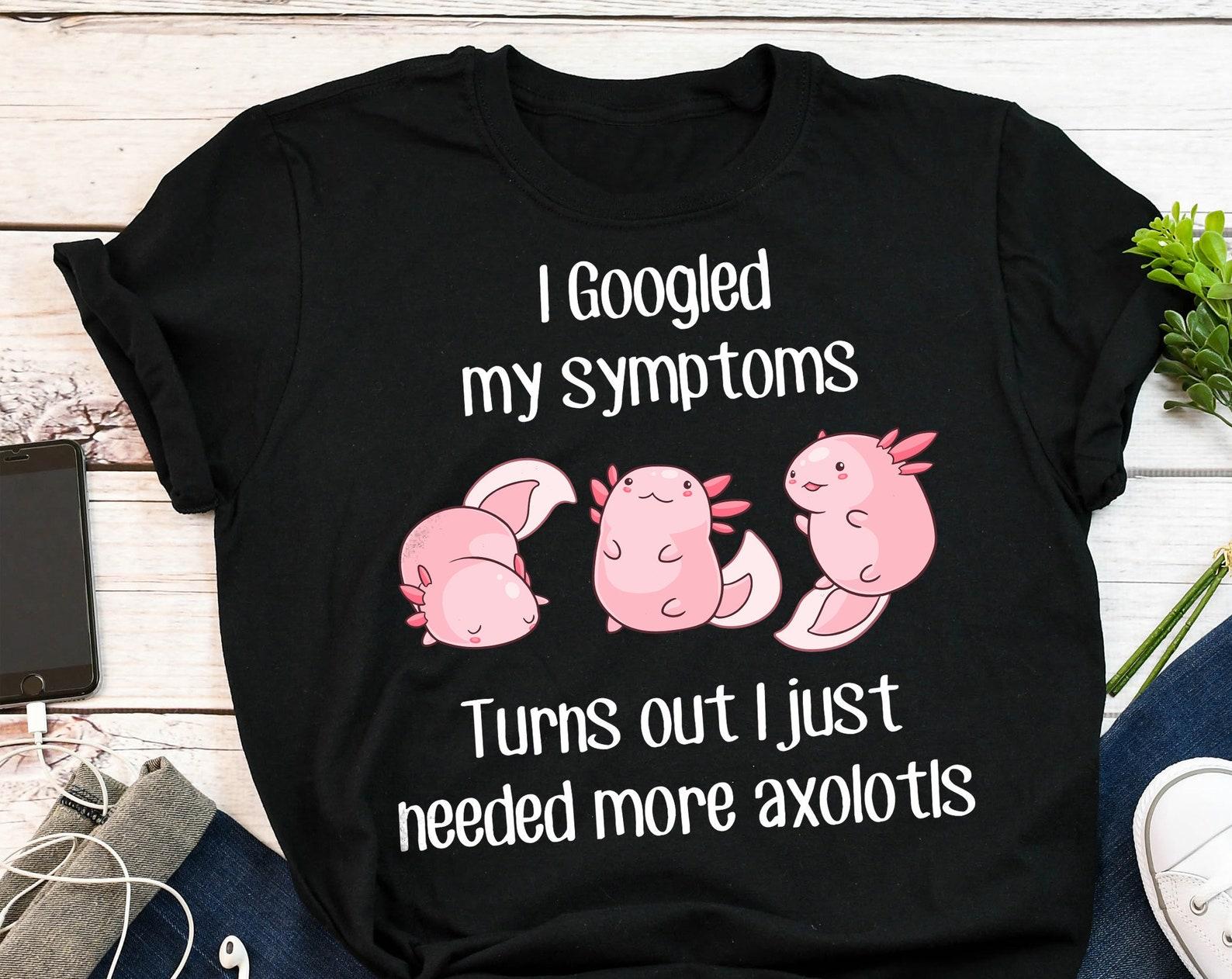 Axolotl Shirt, , , Funny Axolotl Lover Gift, Cute Pet Mexican Walking Fish T-shirt, Axolotl Lover Tshirt, Tee, Pink Animal, Mom Dad 100
