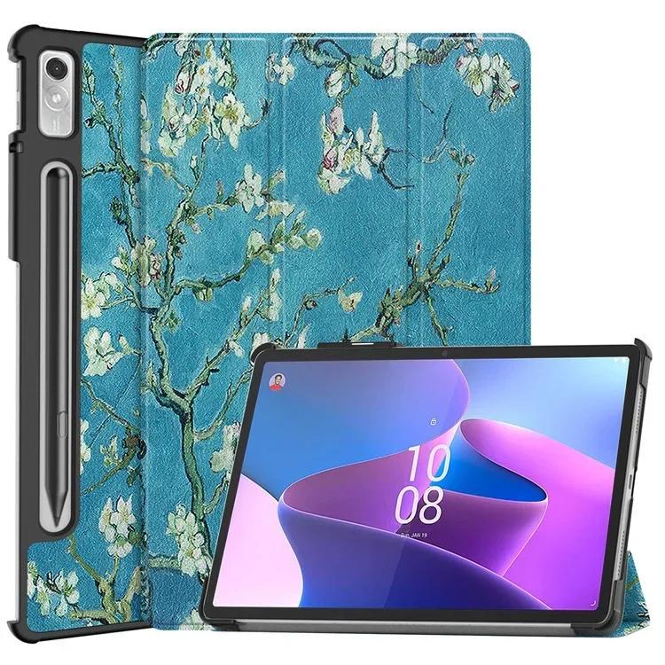 Pouzdro pro Lenovo tab P12 12.7 Lehké třídílné pouzdro z kůže s funkcí stojánku pro Xiaoxin Pad Pro 12.7 P11 P11Pro P12 2023