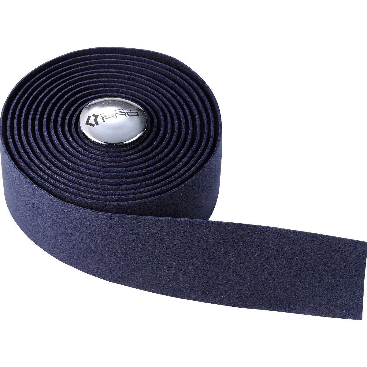 

CYCLE PRO Cork Bar Cushioned Classic Cork for Drop Fixed and Touring Bikes End Caps Tape, Navy, EVA, Style, Handlebars, Road, Track, Gear, (Includes &