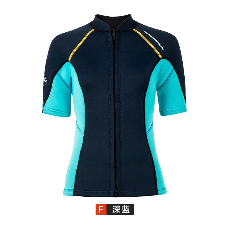 1.5mm Neoprene Wetsuit Set Short Sleeve Top Shorts Men Women Snorkeling Surfing Diving Warm Water Sports Gear