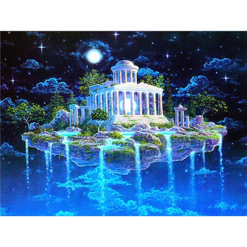 5D Diamant Malerei Straße Mosaik Kreuz Stich Architektur Landschaft Diamant Stickerei Verkauf Winter Home Decor Geschenk