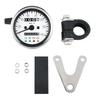 Motorcycle 140km/h Mechanical LED Speedometer 60mm White Panel (White LED)