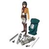 15cm/5.9in Attack On Titan Figma Figure Levi·Ackerman Eren Jaeger Mikasa·Ackerman Action Figure PVC Figurine Kids Toys Gift Boys