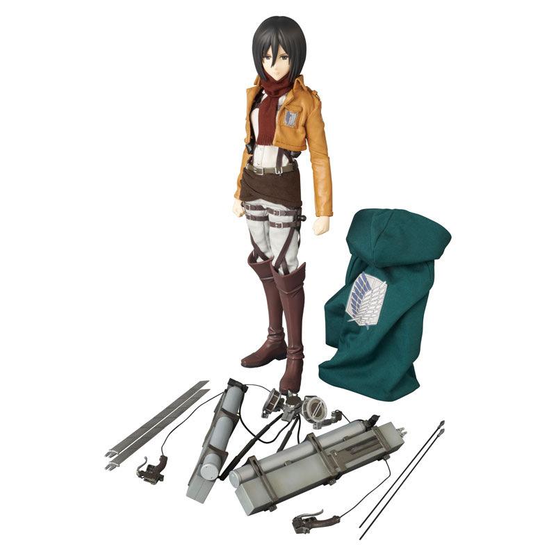 15cm/5.9in Attack On Titan Figma Figure Levi·Ackerman Eren Jaeger Mikasa·Ackerman Action Figure PVC Figurine Kids Toys Gift Boys