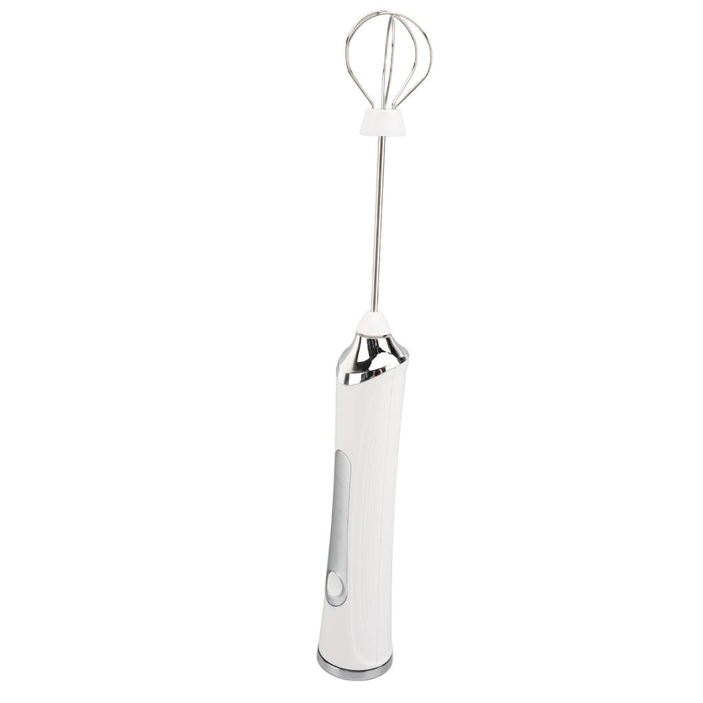 Electric Milk Frother USB Rechargeable 3 Speeds Stainless Steel Silent Portable Handheld Milk Foam M