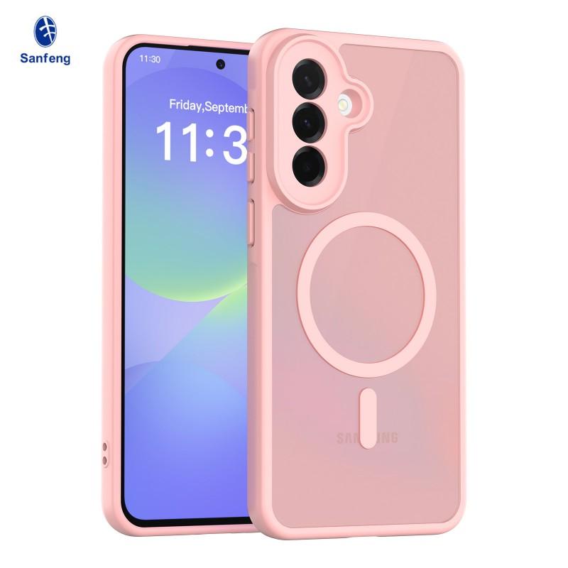 Suitable A37 Magnetic Phone Case A17 Matte Galaxy A57 Drop Resistance Protective Cover