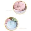 Durable Ceramic Pet Cats Plates Cartoon Pet Cat Food Bowl Shallow Mouth Pet Food Bowl Pet Water Feeder Bowl Pet Supplies