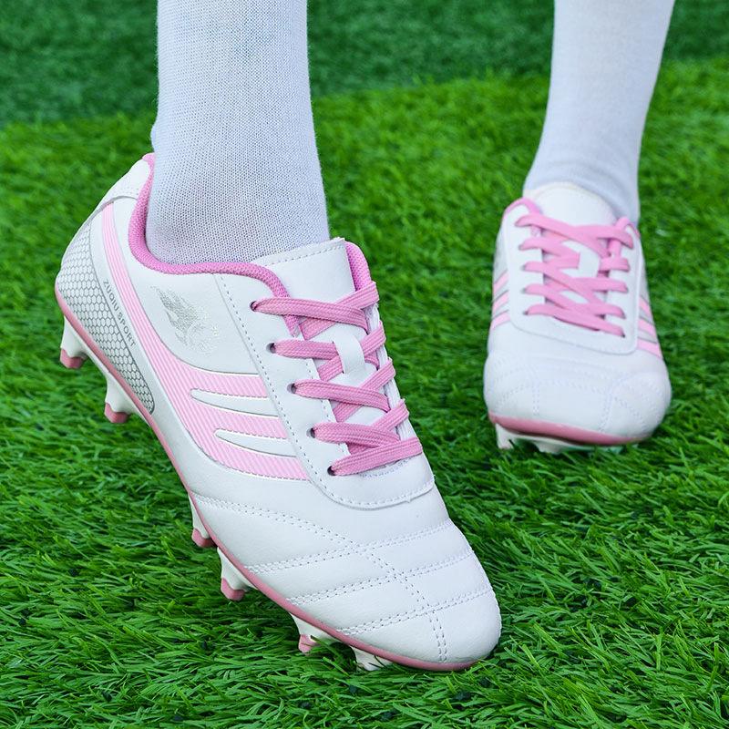 Classics Long/Short Spikes Boy Girl Soccer Shoes Small Size 31-44 Low Cut Outdoor Anti Slip Grass Pro Training Football Sneakers