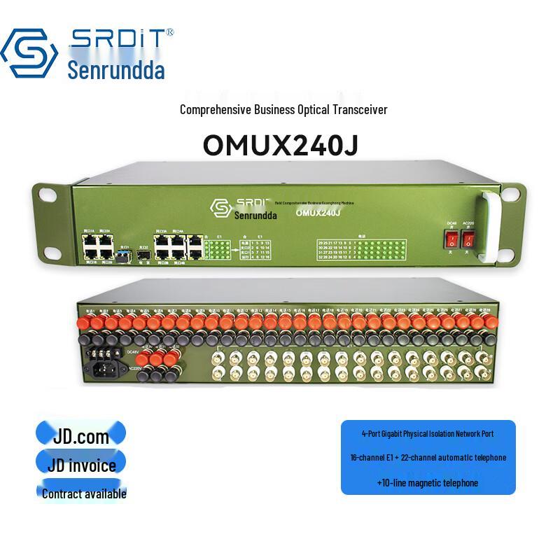 

SRDIT OMUX240J Outdoor Multi-Service Fiber Optic Transceiver