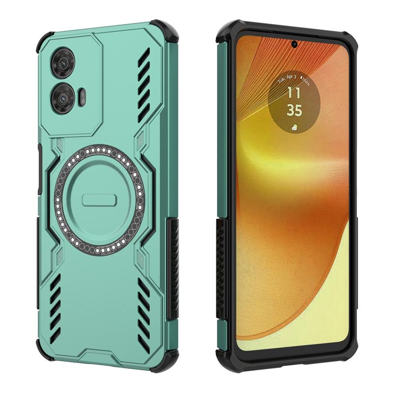 For Motorola Moto G34 Case Moto G34 Cover Heat Dissipation Magnetic Wireless Charging Protective Phone Cases On Moto G34 Funda