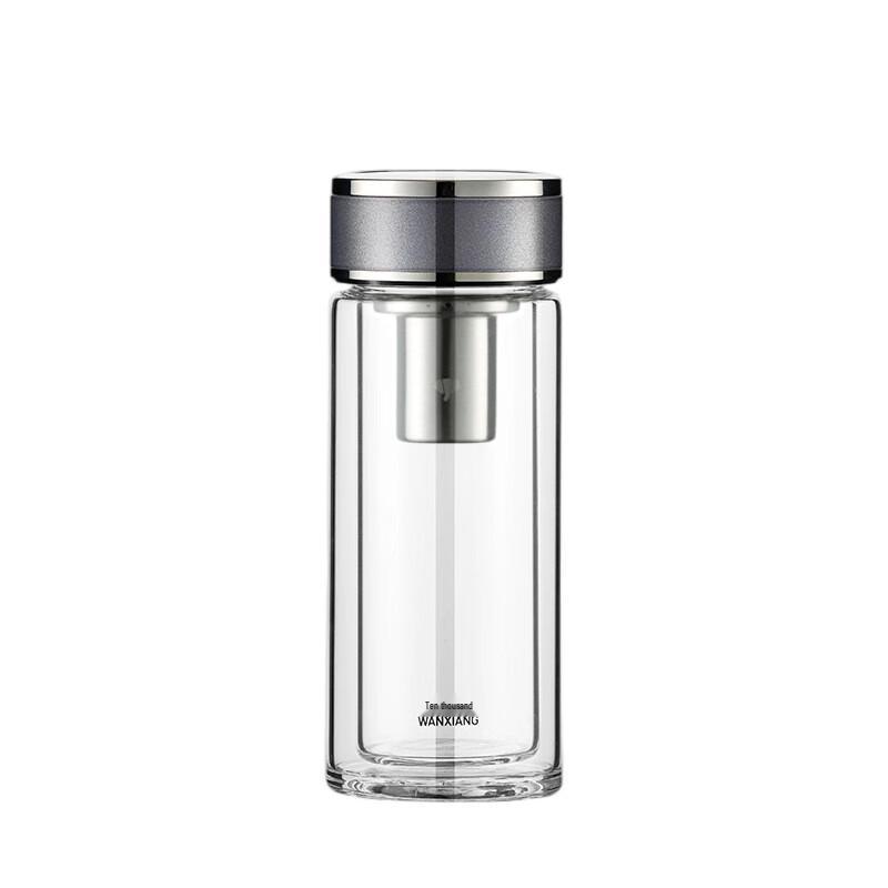 Double Wall Glass Tea Infuser Cup