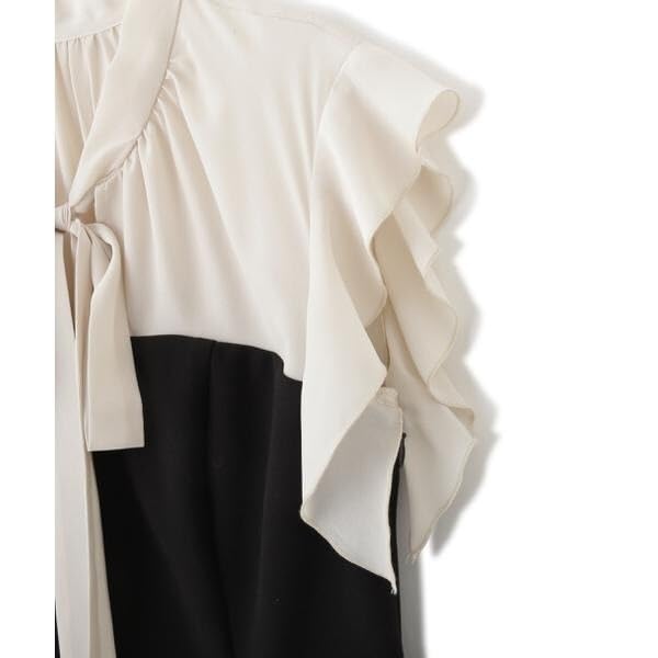 Jill by Jill Stuart Women's Docking Bustier Blouse, 125-3110022, Tweed Gray