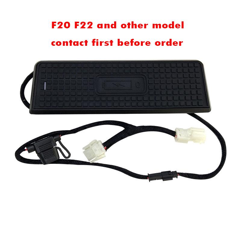 

Car Center console wireless charger For BMW 3 4 series F30 F31 F33 F35 F34 F32 F36 M4 F82 phone holder charging Pad fast charge чорний