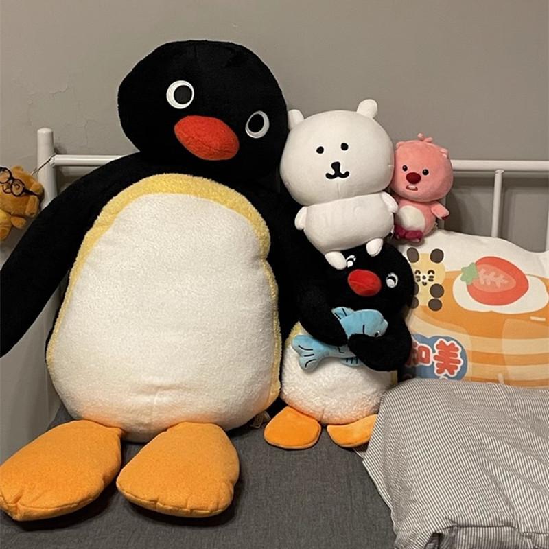35-70cm Pingu Pinga Basic Penguin Doll Kawaii Toys Girls Sleeping Pillow Cute Large Standing Posture Plush Doll Holiday Gifts