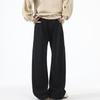 Solid Color Straight-leg Sweatpants Men's Thin Trendy New Loose and Lazy Versatile Casual Simple and Comfortable Trousers
