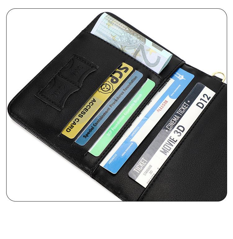 Multifunctional Travel RFID Passport and Document Holder with Detachable Lanyard