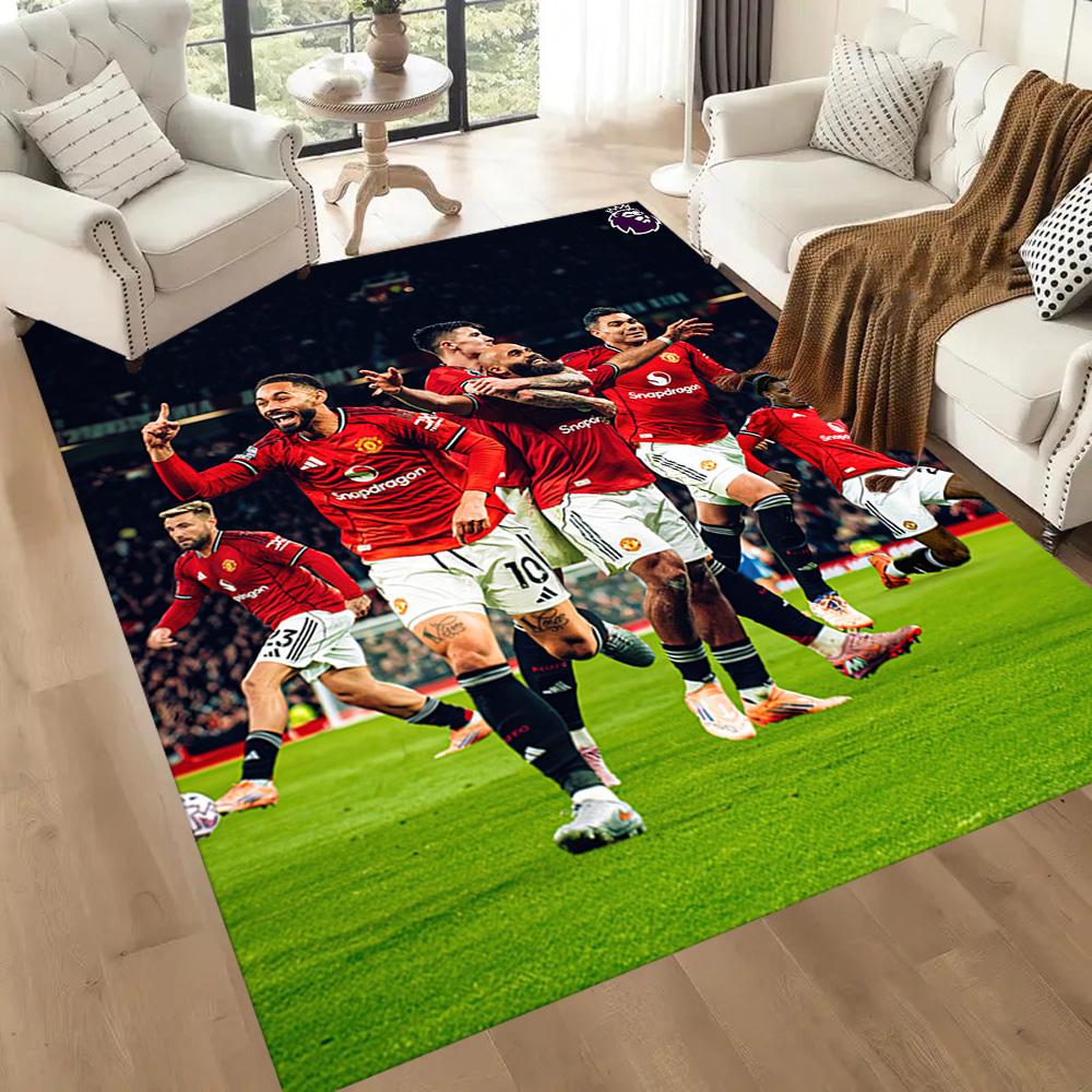 Manchester Floor Mat Suitable For Game Room Dormitory Outdoor Dining Room Antislip Carpet Anime Office Decor