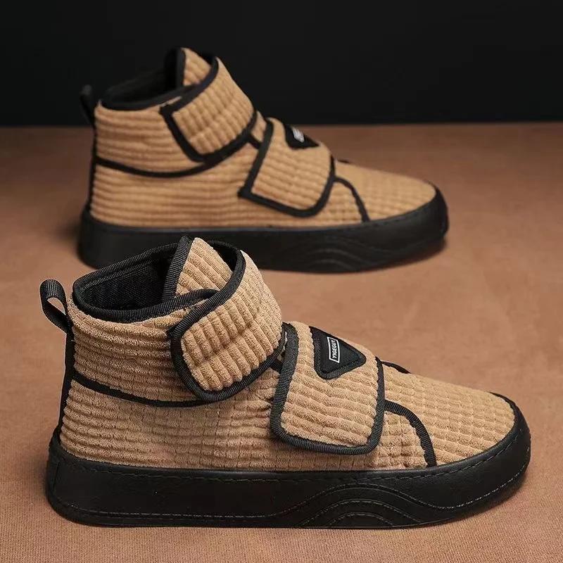 

Мужские ботинки, модные ботинки на платформе, легкие кроссовки для мужчин, нескользящие дизайнерские ботинки 2024 года, мужская обувь весна-зима 44