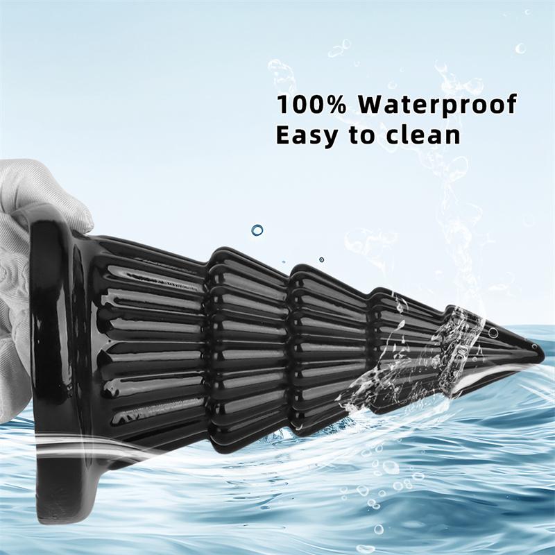 Black Christmas Tree Soft Super Large Anal Plug Suction Cup Anal Sex Products Extra Large Thick Fisting Toy