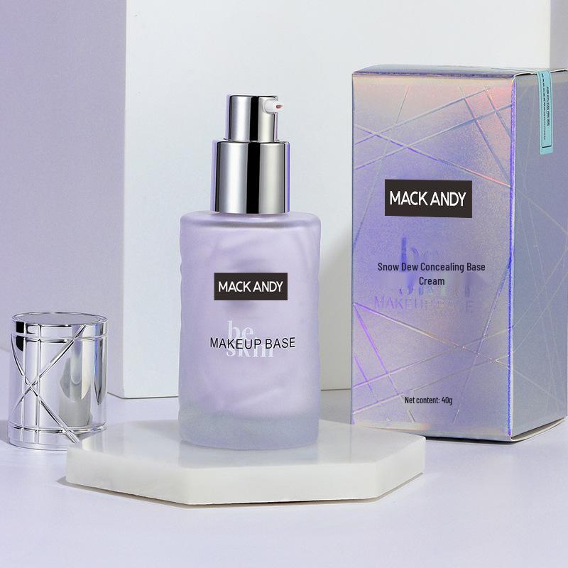 Mark Andy Snow Dew Primer: Hydrating Makeup Base, Pore Concealer, Brightening Moisturizer