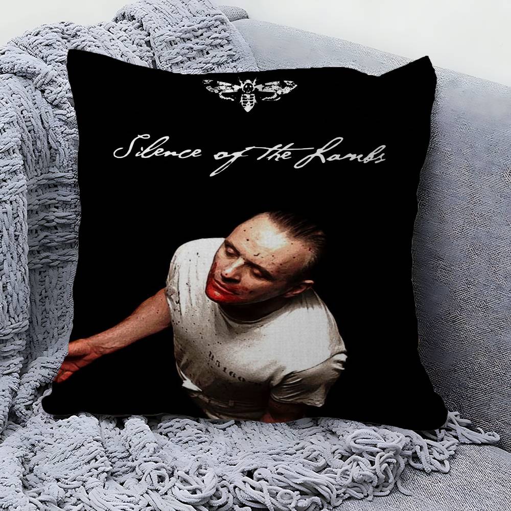 

Classic Movies The Silence Of The Lambs Movie Cushion Cover Polyester Sofa Cushions Decorative Throw Pillows Home Pillowcover 30x30 cm