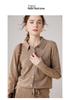 2024 Autumn/Winter Women's Cashmere Polo Collar Cardigan