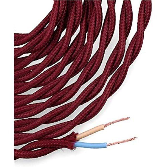 Câbles électriques - EDM - Bordeaux - Utilisation intérieure - Vendu à l'unité - Décoré