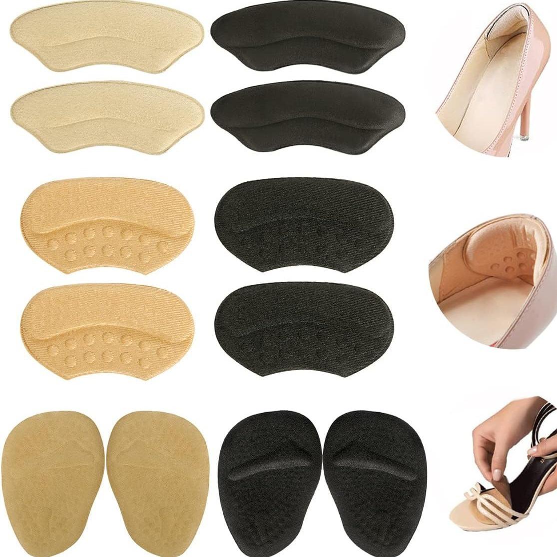 

Anti-drop Heel Soft and Anti-wear Adjustment Code Can Be Pasted with Half-size Pad GEL Forefoot Pad High-heel Insole Half-size Pad