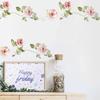 Home Decoration Supply Floral Flowers Vine Wall Sticker Bedroom Living Room Skirting Removable Wallpaper Self-adhesive Stickers