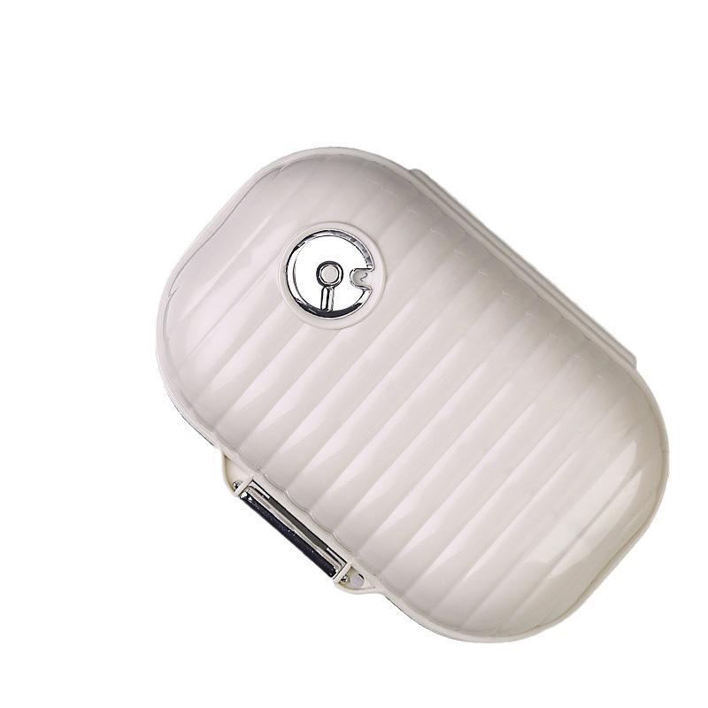 Portable Weekly Pill Organizer with Sealed, Moisture-Proof Compartments