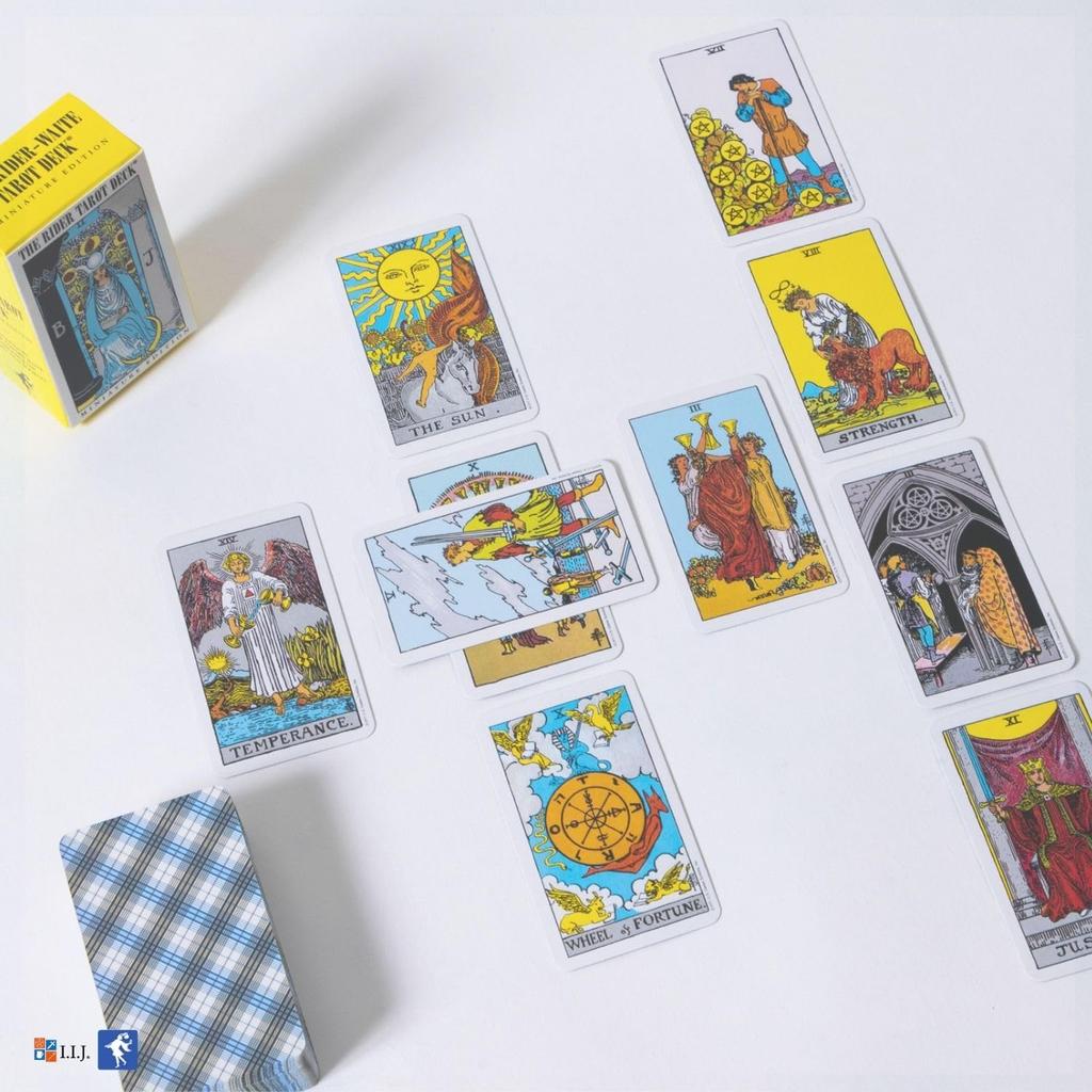 Tarot Cards Tarot Miniature Tarot 78 Cards Waite Edition Miniature Mini Size Tarot Fortune Telling Japanese Instruction Manual Included Authentic