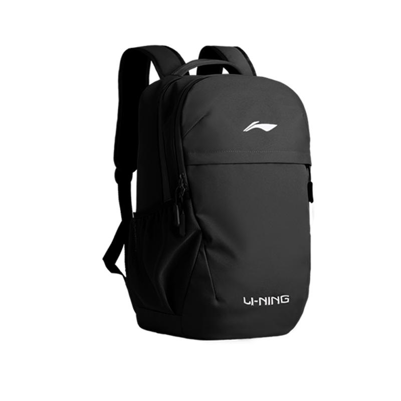 Li-Ning Business Casual Travel Water-Resistant Backpack Kids Backpack Black YBSU243-2 Black