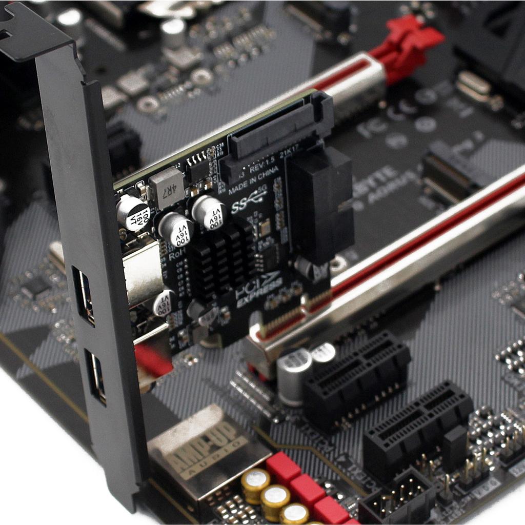 Desktop PC PCIE to USB3.0 a Port Type-C Front Type-E 19P/20P Full Interface Expansion Card
