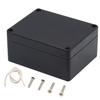 Junction Box, Zulkit Project Box IP65 Waterproof Outdoor Box ABS Plastic Electrical Boxes Electronic Enclosure Black 4.5 X 3.5 X 2.2 Inch(115 X 90 X