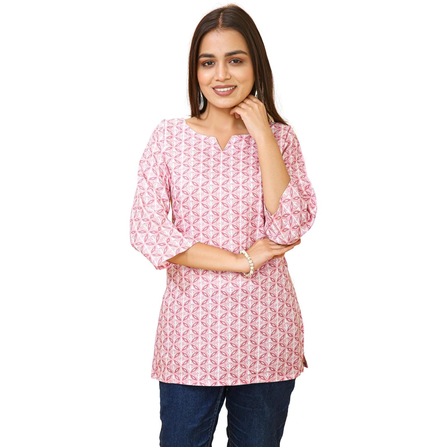 Индийский женский офисный топ-курти комплект Болливуд Повседневный Regular Рукава Курта S