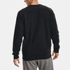 Under Armour Rival Alma Mater Logo Embroidered Fleece Crewneck Sweatshirt Men Sweatshirt Black 1366298-001