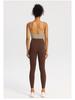 Nude Feel Women's Sports Bra with Pads - Summer Workout Camisole Vest with Beautiful Back Design