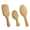 Comfortable Grip Hair Comb No Odor Bamboo Narrow-Tooth Scalp Comb for Bathroom