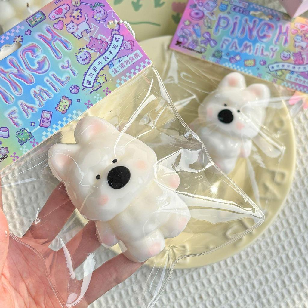 Hand-Painted West Highland Puppy Stress Relief Squishy Toy - Ultra Soft