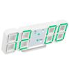 3D Digital Alarm Clock with Temperature Display Mute Snooze Function Brightness Adjustable 3D LED De
