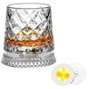 Rotující sklenice na whisky pro snížení stresu s objemem 280 ml Elegantní sklenice na koktejly, víno Elegantní skleněné nádobí Dárek