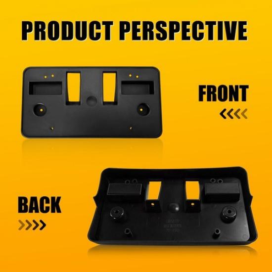 Front License Plate Bracket Frame Holder ABS Fit GMC Sierra 1500 Limited