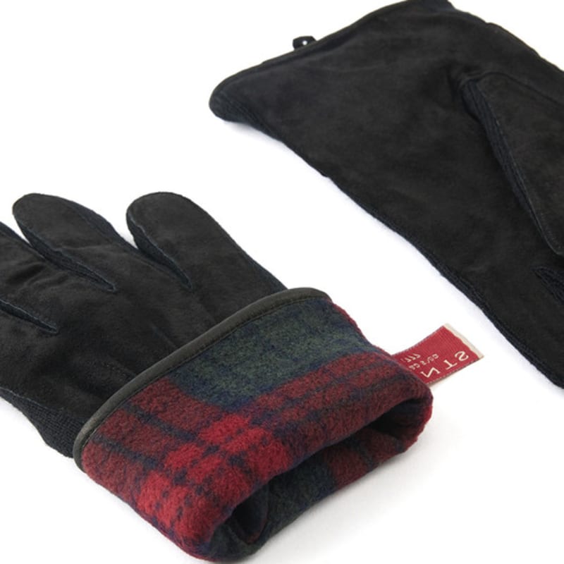 DENTS Chester Suede Gloves - Black