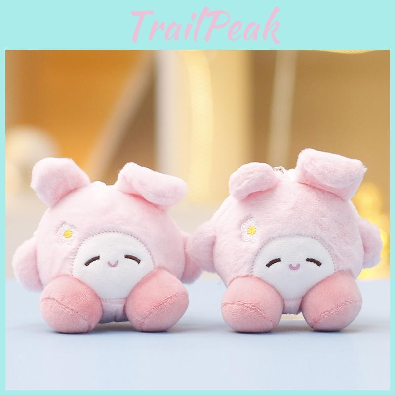 Kirby Mini Adorable Plushie Pendant With Rabbit Appearance For Backpack Decor