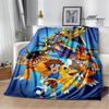 Digimon Cartoon Printed Blanket Flannel Warm Blankets Soft and Comfortable Blanket Bed Linings Cubre Cama Birthday Gift