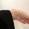 Silver Color Twisted Wave Bracelets Bangles For Women Hand Jewelry New Fashion Cuff Bangles Girl Simple Accessories Pulseras